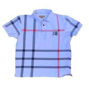 VINTAGE Burberry Striped Shirt Medium White